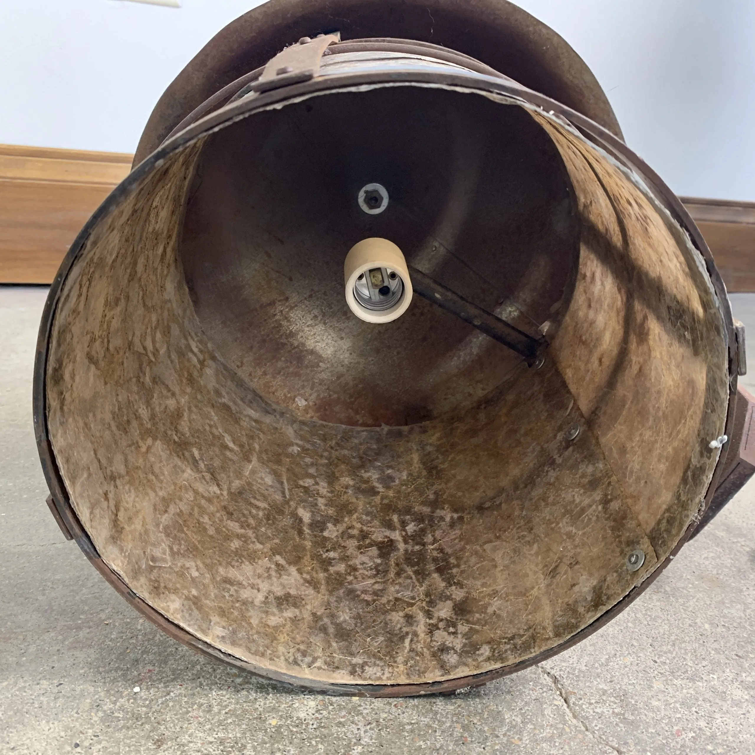 Exterior Wall Lights, Iron and Mica Glass, Rustic