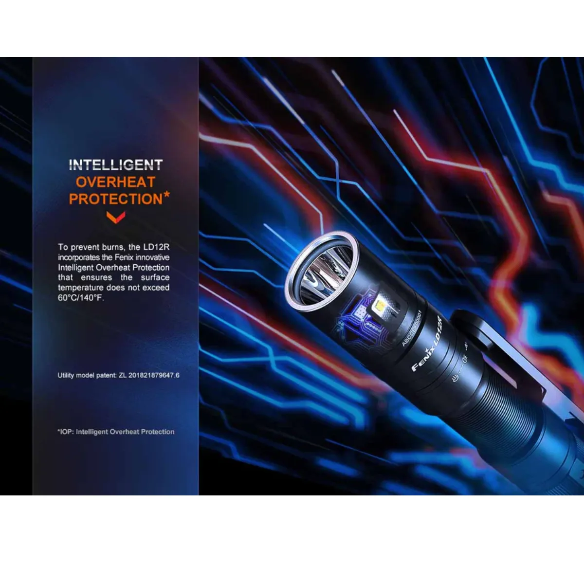 FENIX LD12R 600 LUMEN RECHARGEABLE EDC FLASHLIGHT