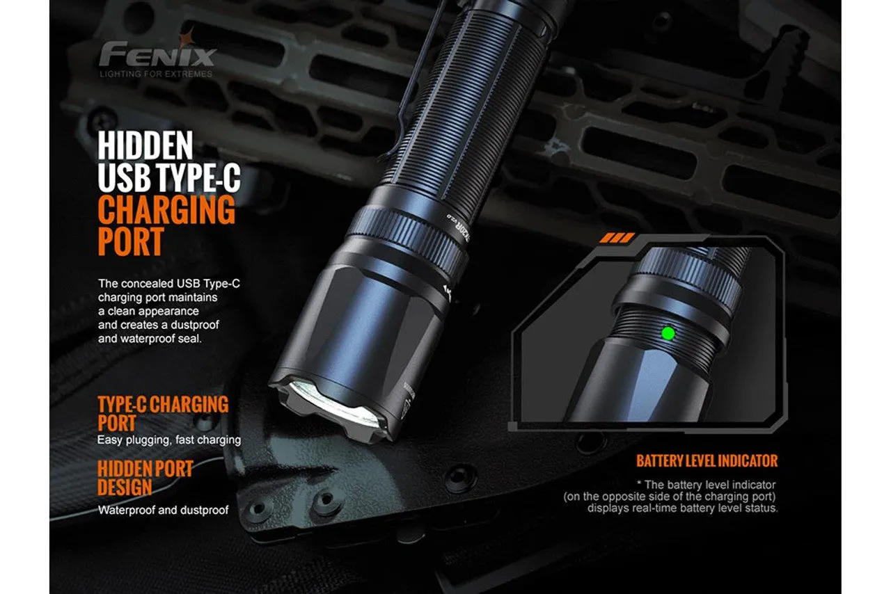FENIX TK20R V2.0 3000 LUMEN RECHARGEABLE TAC FLASHLIGHT