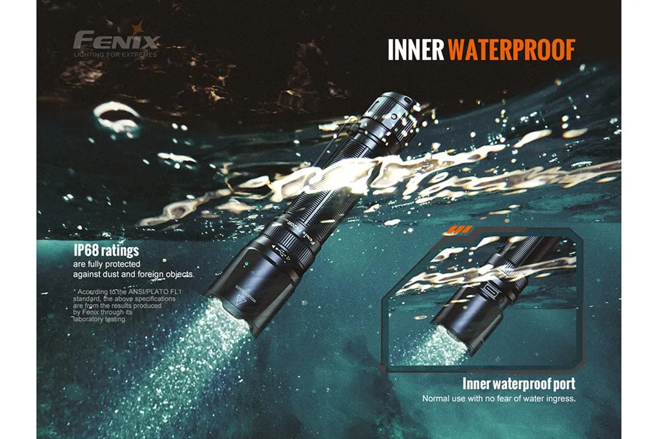FENIX TK20R V2.0 3000 LUMEN RECHARGEABLE TAC FLASHLIGHT
