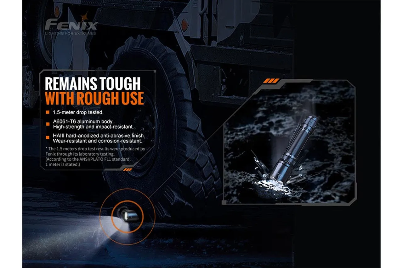 FENIX TK20R V2.0 3000 LUMEN RECHARGEABLE TAC FLASHLIGHT