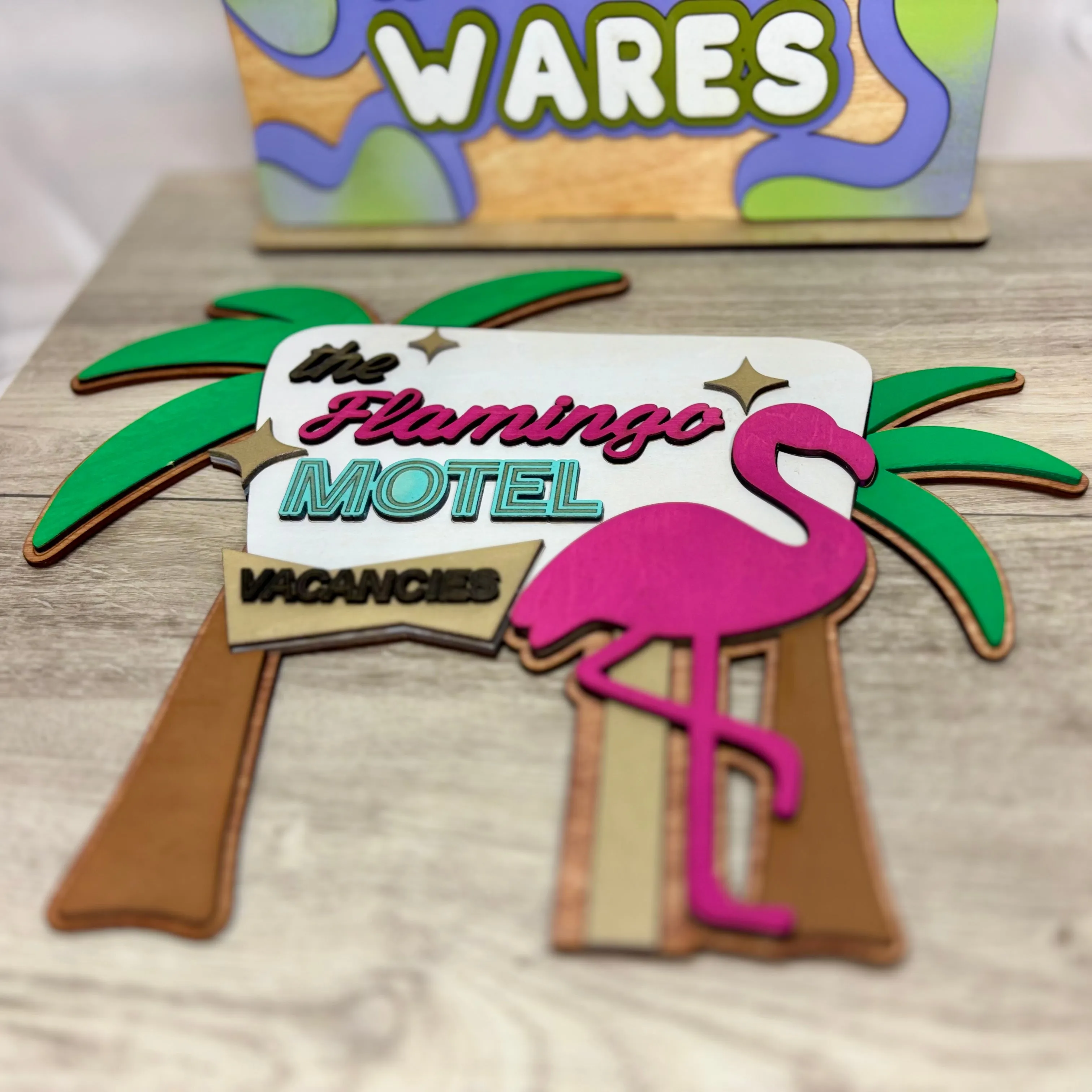 “Flamingo Motel” - Wall Decor