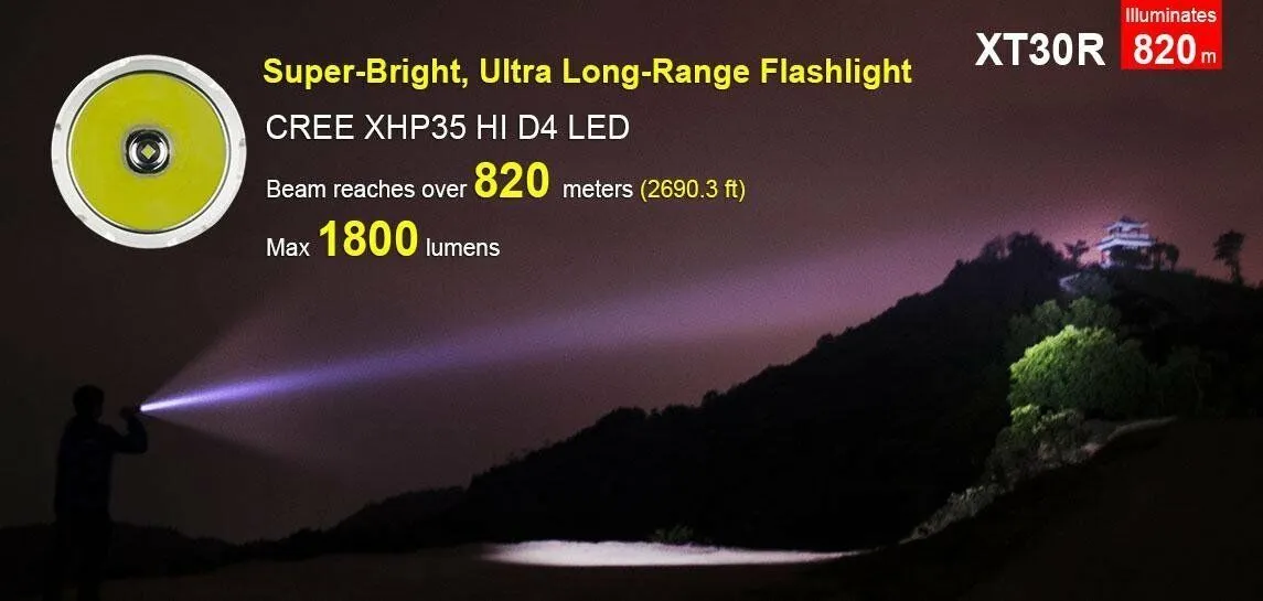 Klarus XT30R - 1800 Lumens