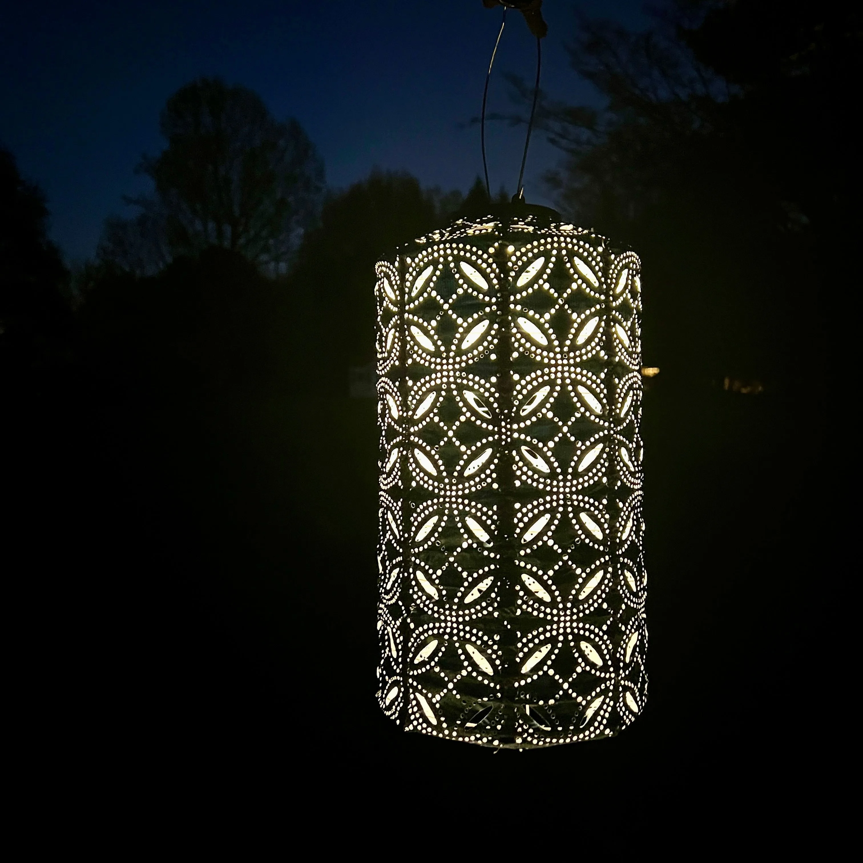 LUMIZ Battery Powered LED Cylinder Lantern
