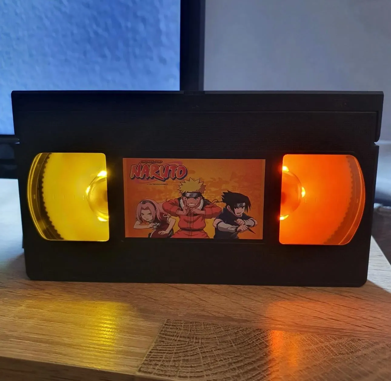Naruto VHS LED Lamp