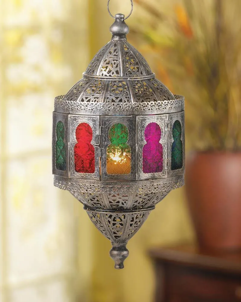 Rustic Moroccan Hanging Lantern