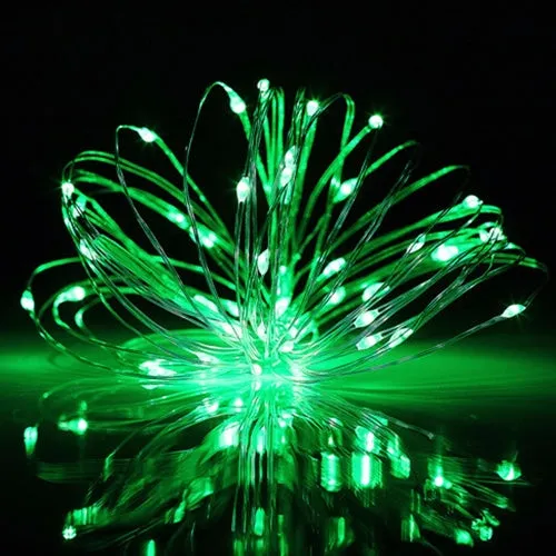 Silver Copper String Fairy Lights - Plug in